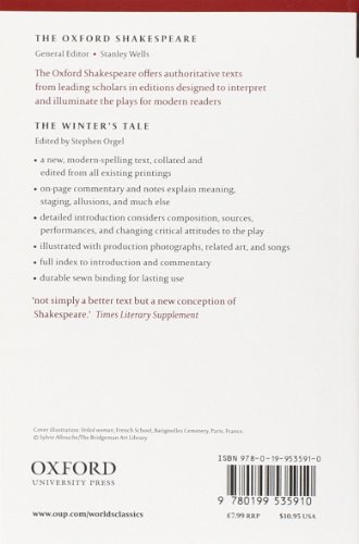 Book's Cover of The Winter's Tale: The Oxford Shakespeare