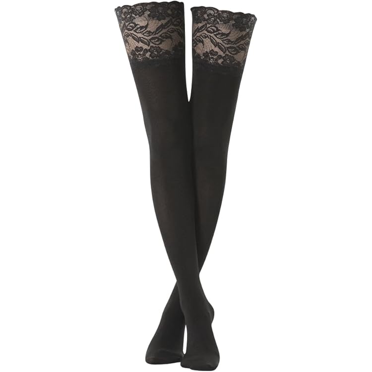 DUNA Calze Donna Caviglia Opache Verde Chiaro Righe Rosa - Foto 8