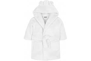 Gift Hub Baby Dressing Gown – Soft & Cozy Hooded Dressing Gown for Babies & Toddlers – Polyester Baby Bathrobe – Newborn Essentials for Bath Time & Everyday Comfort