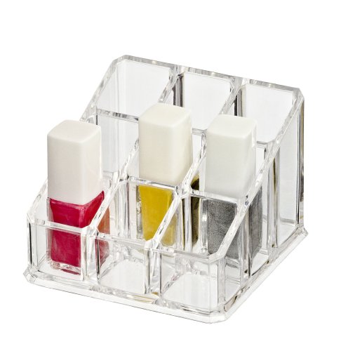 WENKO 20989100 Lippenstift Organizer Femme, Kunststoff – Acryl, 9 x 6.5 x 9 cm, Transparent - 4