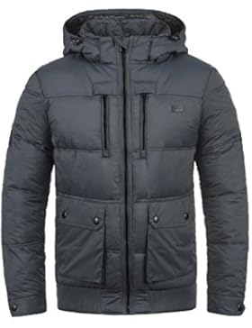 BLEND Rave Herren Winterjacke Steppjacke mit Kapuze aus hochwertigem Material