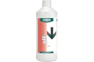 EASY ACT Canna pH- Blüte 10 % 1 L - pH-Regulator für die Blütephase - Zur Senkung des pH-Werts im Gießwasser – Für Hydrokultur, Indoor Grow & Garten - Hohe Konzentration, präzise Dosierung, einfache Anwendung
