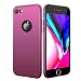 Produktbild EMIRROW iPhone 8 Hülle iPhone 8 Handyhülle Hochwertigem iPhone 8 Case Stoßfest Slimcase Dünn Anti-Scratch Verstärkter Kamera- und Buttonschutz Angenehm Cover Schutzhülle für iPhone 8 Lila