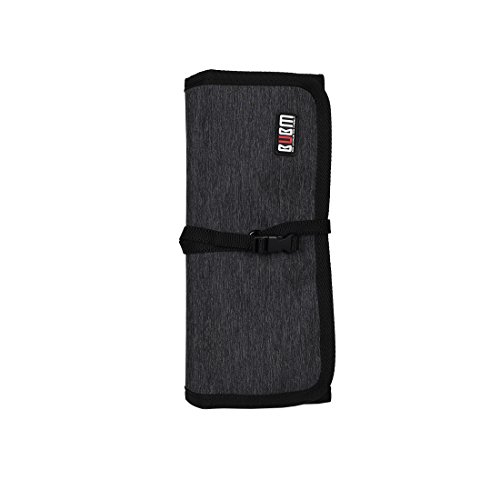 Damai Wrap Universaltasche Tragbare Tasche Elektronike Zubehöre für Reiseorganisator/Festplatte/Kabel (Medium, Schwarz) - 4