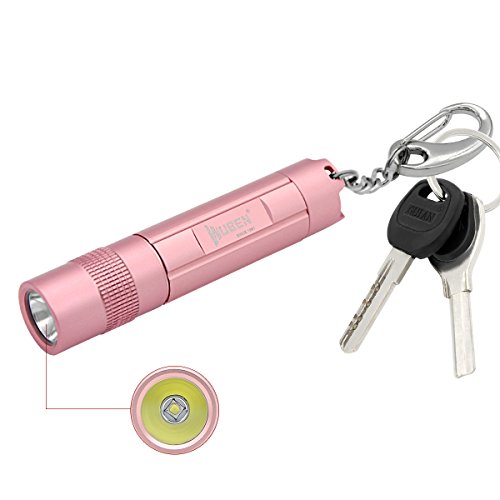 Wuben E348 lampada tascabile Torcia portachiavi 260 lumen impermeabile potente Zoomable 2 modalità ricaricabile con USB Qualità Aeronautica in lega di alluminio
