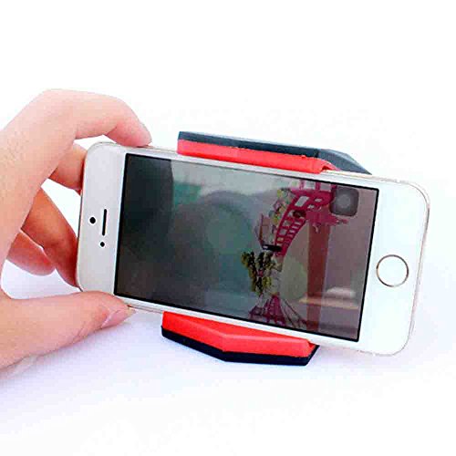 Preisvergleich Produktbild GWJ Autotelefonhalter Krokodilklemme Multifunktions-Handyhalter Bedienfeld Rot