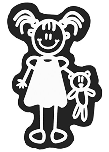 Family Car Decals ADH06661 Adesivo Bambina Orsacchiotto My Family