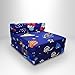 Childrens Single Fold Out Z Bed Chair Space Boy