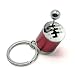 Produktbild WaterwoodKreative Autoteil Modell 6-Gang-Getriebe-Shifter-Schl¨¹sselanhnger Schl¨¹sselanhnger Ring-Silber und Rot