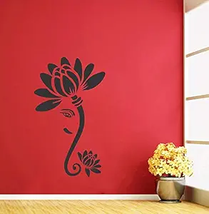 VVWV God Bala Ganesha Wall Stickers for Home Hall Living Boys Bed Room Door Kitchen Wall Stickers PVC Vinyl Decals L X H 30 x 55