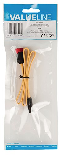 Preisvergleich Produktbild Valueline VLCP73205Y05 SATA Daten-Verlängerungskabel gelb