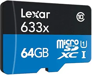 Lexar High-Performance 633x 64 GB microSDXC UHS-I Card