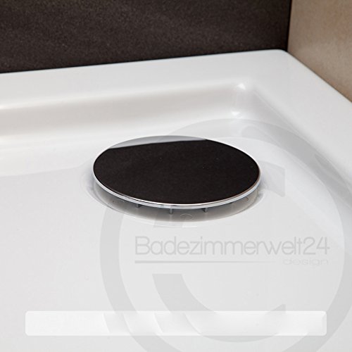 AQUABAD® Trapflex Ablaufgarnitur Set Standard Chrom inkl. Ø90mm Siphon, Ablaufbogen und Flexanschluss - 6