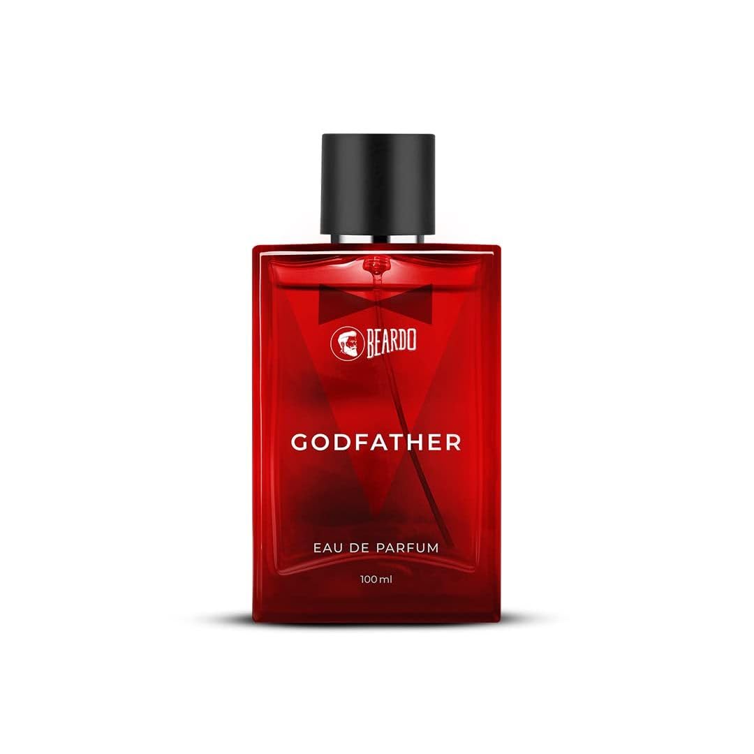 Beardo Godfather Perfume for Men, 100ml | Aromatic, Spicy Perfume for Men Long Lasting Perfume for Date night fragrance | Bod