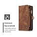 Produktbild LOOKAY iPhone 6 Plus/6S Plus Multifunktions PU Leder Handy Tasche Schutzhülle hülle und Geldbörse 2 in 1 - Braun