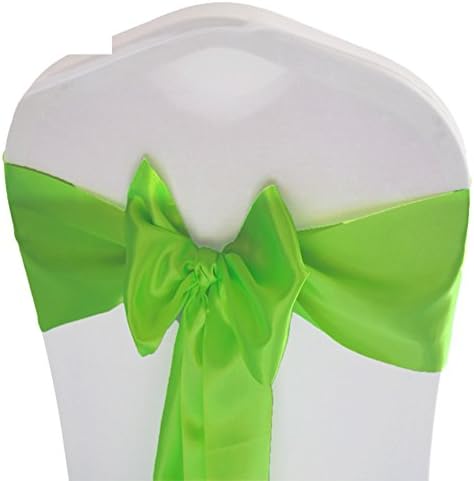 Wedding chair back butterfly knot Self-department party elastic ribbon-E