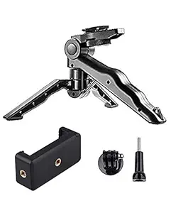 Action Pro 2-in-1 Pistol Handgrip and Tabletop Tripod High-end Tripod Monopod for Go Pro Hero 7 6 5 4S 4 3+ 3 2 for XIAOMI Yi 2 for SJCAS J4000 Camera GP237 (4K-ESYX-Z1DL)