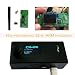 Produktbild JullyeleDEgant Tragbare Größe OLED Display Aluminium Signalempfänger MMDVM Hotspot Unterstützung P25 DMR YSF + Himbeer-Pi + OLED + Antenne + Fall