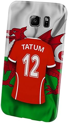 PhotoFancy - Samsung Galaxy S6 Premium Case - Personalised Case with the Name Tatum - Design Football Jersey Wales