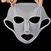 Pixnor Transparent Silicone Reuseable Waterproof Beauty Face Hydrating Mask Cover