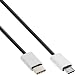 Produktbild InLine 35842 USB 2.0 Kabel, Typ C Stecker auf Micro-B Stecker/Alu, flexibel, 2m schwarz