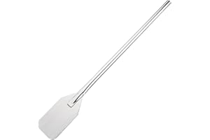 Vogue Spatule géante inox, acier inoxydable, longueur : 915 mm, pour mélanger de grandes quantité d'aliments, outils de chef et de restauration, usage professionnel et domestique, DP019