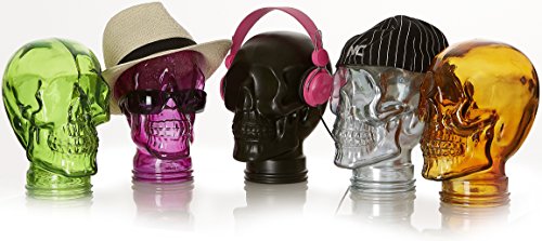 Ritzenhoff & Breker 152975 Deko Kopf Skull, Glas, grün, 27 cm hoch - 6