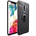 Produktbild WindCase Xiaomi Poco F1 Hülle, 360 Grad drehbarer Ring Halter Ständer [Kompatibel mit Magnetic Car Mount] Stoßfest Armor Case Schutzhülle für Xiaomi Poco Phone F1 Schwarz