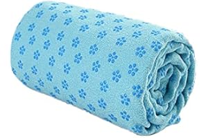 Morbuy Antiscivolo Yoga Asciugamano Extra Lunga, Morbida Microfibra Design Ingegnoso Asciugamano per Fitness Ideale per Yoga, Pilates e Allenamento