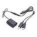 Produktbild Sairis Power Adapter NP-FZ100 Dual USB Power Kit Ersatzadapter für NP-FZ100 DC-Koppler Dummy-Batteriekit für Sony-Serie (Schwarz)