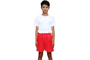 L S U Boys PE Shorts, Football Sports Gym Activewear, Summer School Shorts Stripe Shadow