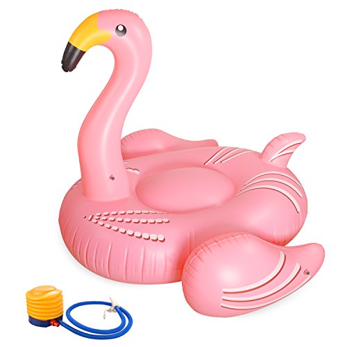 Giant Inflatable Flamingo Pool Float, Olycism Inflatable Summer Toy Bed discount