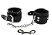 Produktbild Bondage Hand Fessel schwarz mit Kette