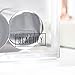 Beautify Make Up/ Jewellery Organiser - Large Clear Acrylic Storage Box , Cosmetic Stand with 3 Drawers, 21 Brush/Lip Gloss Holders & 6 Individual Top Sections
