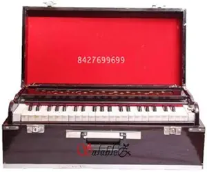 Salablez Folding Harmonium with 42-Keys,7 Bellow, Two Reed(Bass-Male), 3.5 Octave, Coupler, Chudidaar with Free Paaded Carry Bag