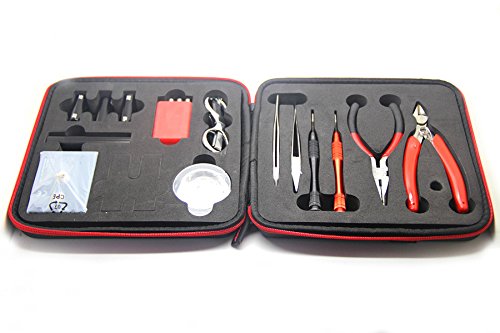 Master 6 in 1 DIY tragbar Coil Jig Tool Kit mit Ohm Meter, Gewundenen Tools Set mit Keramik Pinzette & Vise für RDA - 2