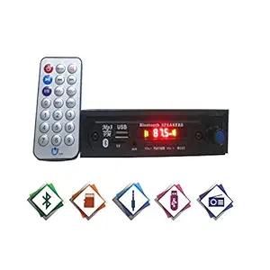 PRP Collections 057 Advanced Bluetooth Mini Car Stereo with Volume Control (Single Din)