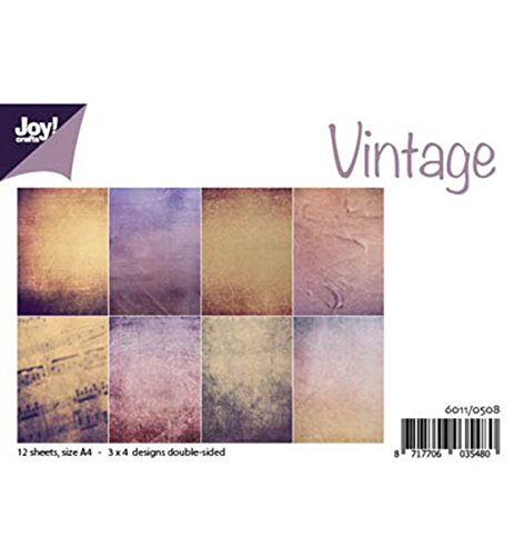 Papier Set A4 - Joy! - Vintage