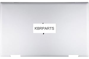KBRPARTS Ersatz-LCD-Rückabdeckung für HP Envy X360 15M-ED 15M-EE 15T-ED 15-ED 15-EE, Envy X360 15M-ED0013DX 15M-ED0023DX 15T-ED000 15M-EE0013DX 15M-EE0023DX 15M-EE00233 DX Laptop P/N: L93203-001, Silber