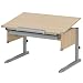 Produktbild Kettler College Box II Kinderschreibtisch – höhenverstellbarer Schülerschreibtisch MADE IN GERMANY – flexible Höhen- und Neigungsverstellung – perfekter Wegbegleiter für Ihr Kind – Buche & silber