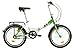 Produktbild KS Cycling Fahrrad Klapprad Fx300 3-Gänge, Grün/Weiss, 20 Zoll, 580B
