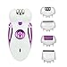 Produktbild METALBAY Epilierer Epilator Elektrischer Körperpflege Haarentfernung Fußpflege Epilieraufsatz Hornhautentferner Rasier Scherkopf 4 in 1 mit LED Licht Wasserdicht für Reise Tägliche Körperpflege