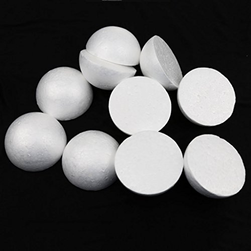 Preisvergleich Produktbild Supplies Wedding - Party 10pcs White Modelling Craft Polystyrene Foam Balls Spheres 100mm Wedding Festival Christmas - Supplies Suplies Ariel Princess Trolls Wedding Donut Summer Girl Crown