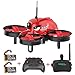 Price comparison product image REDPAWZ R011 Micro FPV Racing Drone 5.8G 40CH RC Drone Quadcopter with VR Goggles 1000TVL FOV 120°Wide-angle Camera RTF Hedless Mode One Key Return(2 Battery,Remote Control,3 inch Goggles Included)