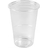 ALMERICORP Transparent Polypropylene (PP) Cups, 330 ml &ndash; Pack of 100 &ndash; Reusable &ndash; Ecological &ndash; Resistant &ndash; Ideal for Parties,