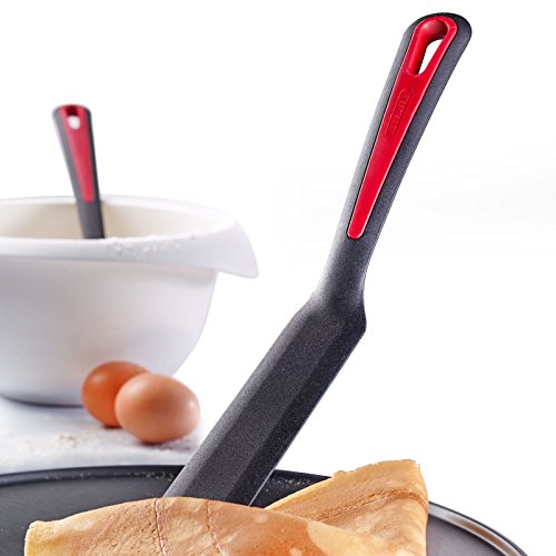 Westmark 29662270 Crêpes-Spatel Gallant mit farbigem Inlay, Kunststoff, rot / schawrz, 33 x 3.5 x 6.5 cm - 2