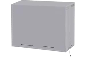 GUDOTRA Osłona klimatyzatora zewnętrznego, wodoodporna, pyłoszczelna, śnieżna, klimatyzacja, osłona klimatyzatora zewnętrznego, 90 x 55 x 30 cm