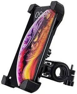 saleshop365 Adijyo Universal Bike Motorcycle Cell Phone Holder Mount Stand Bracket Fits for All Mobile Phones Size Upto 5.5