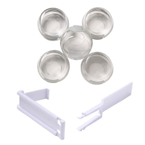 Safety 1st Oven Lock with Clear View Stove Knob Covers