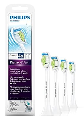 Philips Sonicare HX6064/07 Pack Têtes de brosse DiamondClean Standard (X4)